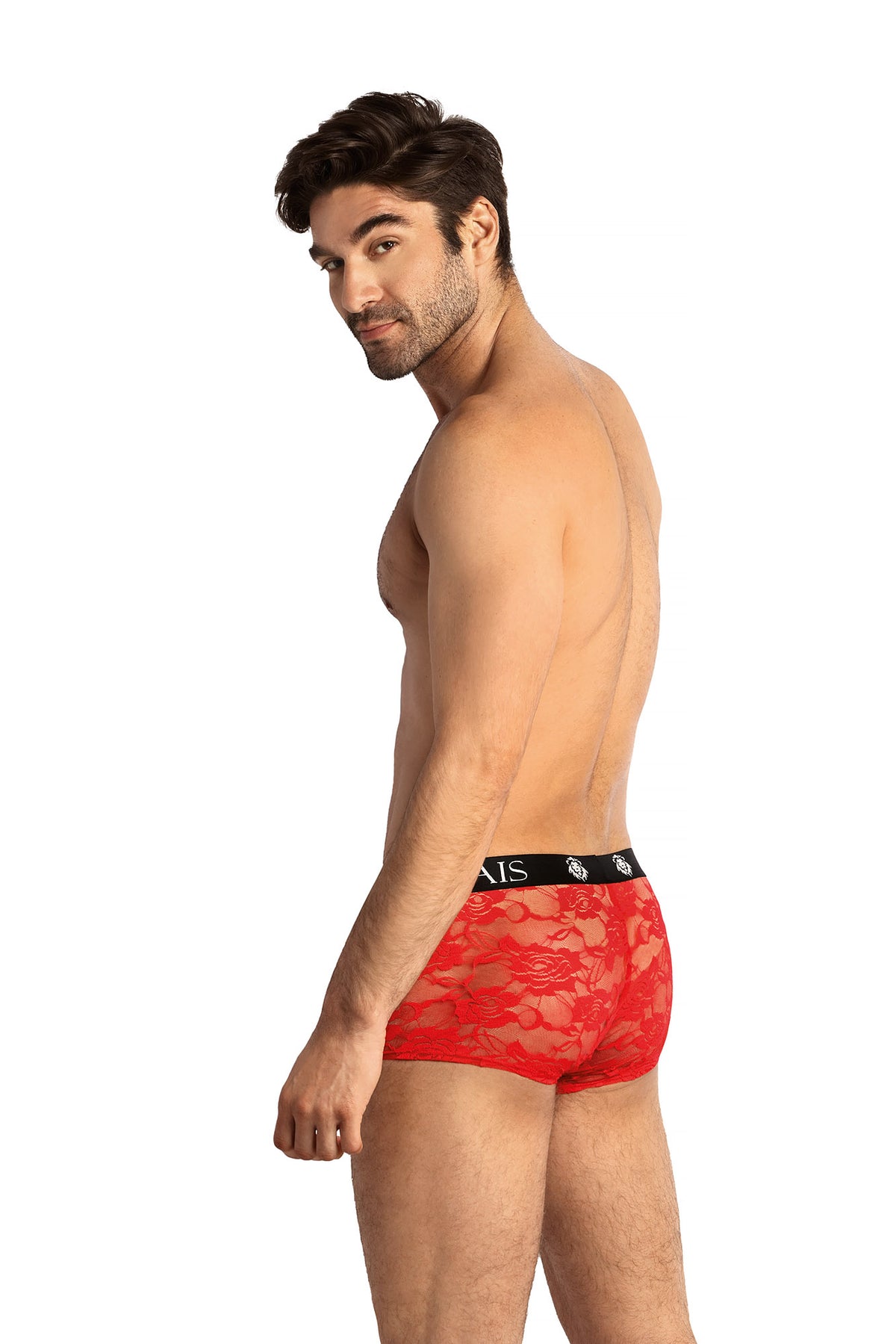 FAMADA MEN | Brave Red Lace Boxer Shorts