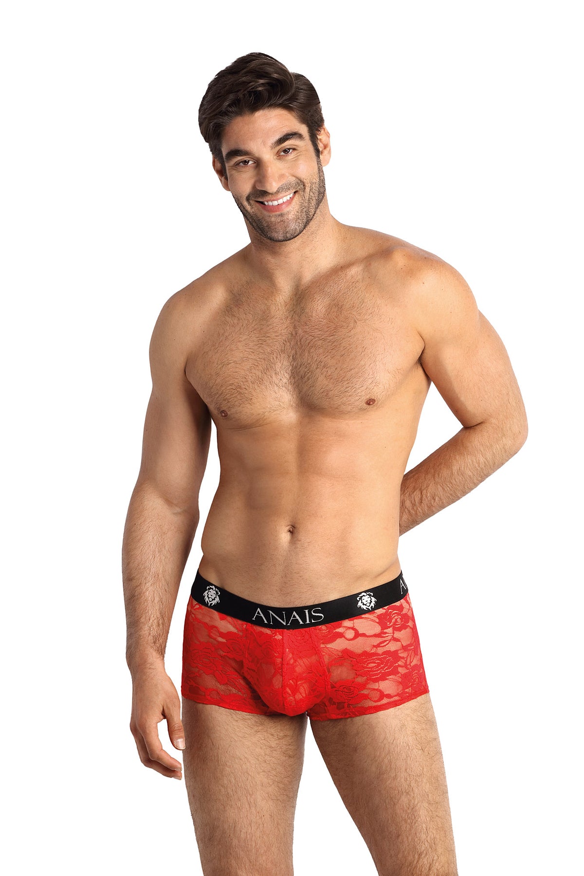 FAMADA MEN | Brave Red Lace Boxer Shorts