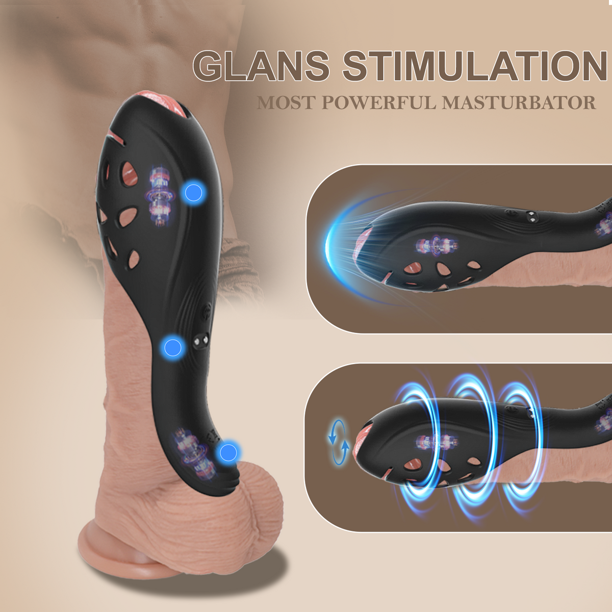 2-in-1 Penis Enlargement Vibrator – Premium Sleeve & Tool