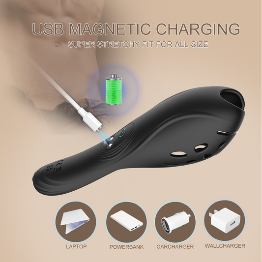 2-in-1 Penis Enlargement Vibrator – Premium Sleeve & Tool