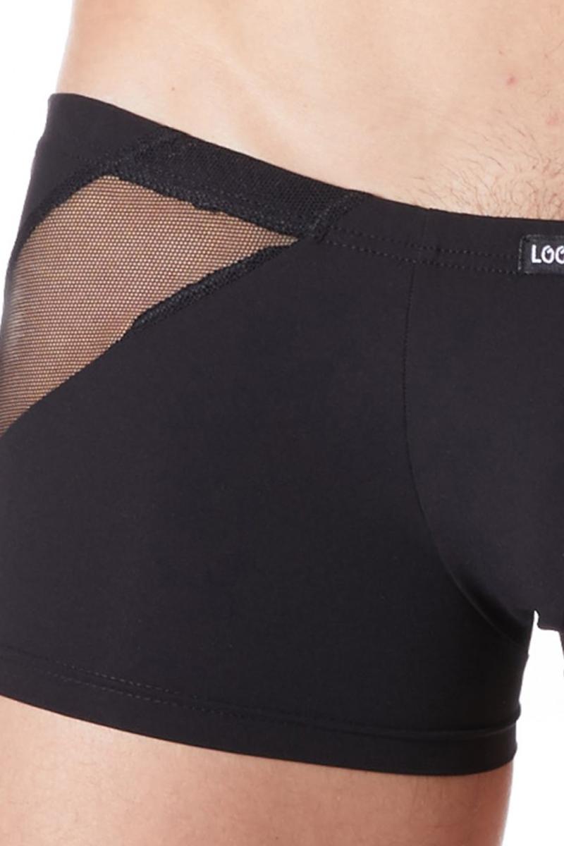 FAMADA NOIR | Mesh-Accent Boxer Shorts
