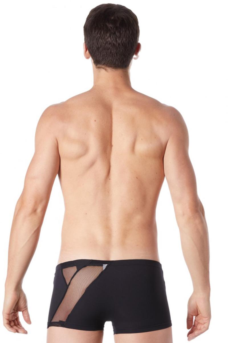 FAMADA NOIR | Mesh-Accent Boxer Shorts