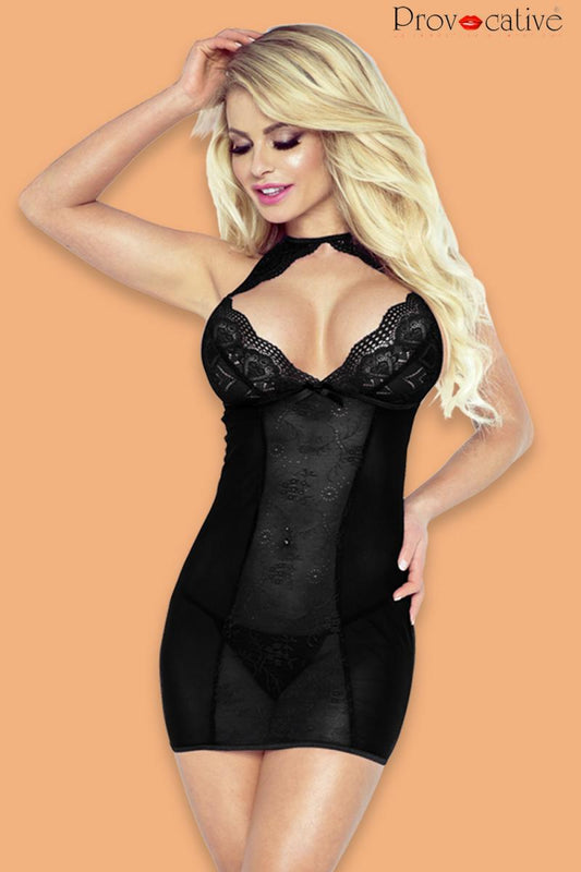 FAMADA NOIR  | Seduction Black Chemise